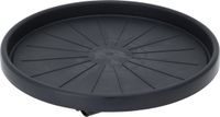 Pro Garden Plantentrolley - kunststof - donkergrijs - rond - D30 cm - 50 kilo