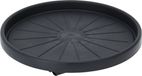 Pro Garden Plantentrolley - kunststof - donkergrijs - rond - D30 cm - 50 kilo