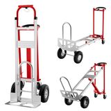 4-in-1 zware transportwagen, inklapbaar, aluminium steekwagen