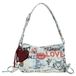 Desigual denim schoudertas blauw