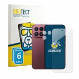 BROTECT Screenprotector 6 Stuks voor Xiaomi Poco F9 Ultra (Voor+Camera) Beschermglas transparant