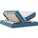 Maison Exclusive - Lit avec rangement et matelas bleu foncé 180 x 200 cm velours