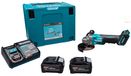 Makita GA013GU201 Meuleuse d'angle sans fil 40V Max XGT 125 mm | 2x 4.0Ah + chargeur rapide dans Mbox - GA013GU201