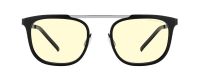 Gunnar Optiks GUNNAR Gaming- en Computerbril - Pismo, Strata Collection - Onyx-Silver Frame, Amber Lens