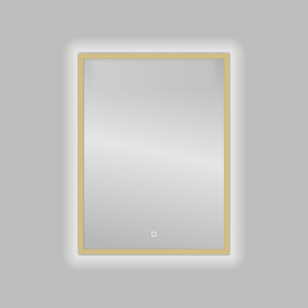 Best Design Nancy Isola LED spiegel 60x80cm aluminium mat goud 4010360