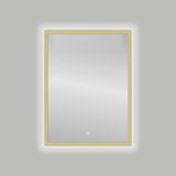 Best Design Nancy Isola LED spiegel 60x80cm aluminium mat goud