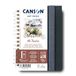 CANSON Professional Book – tekenpapier kleur – dubbelzijdig: honingraatstructuur en fijne korrel – 160 g/m² – spiraalboek – A5-14 – 8 x 21 cm – wit – 40 vellen