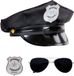 Widmann Ensemble de déguisement de police noir taille unique