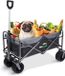 Merkloos Opvouwbare Bolderkar 90x50x55 cm - Offroad Handwagen voor Strand en Tuin