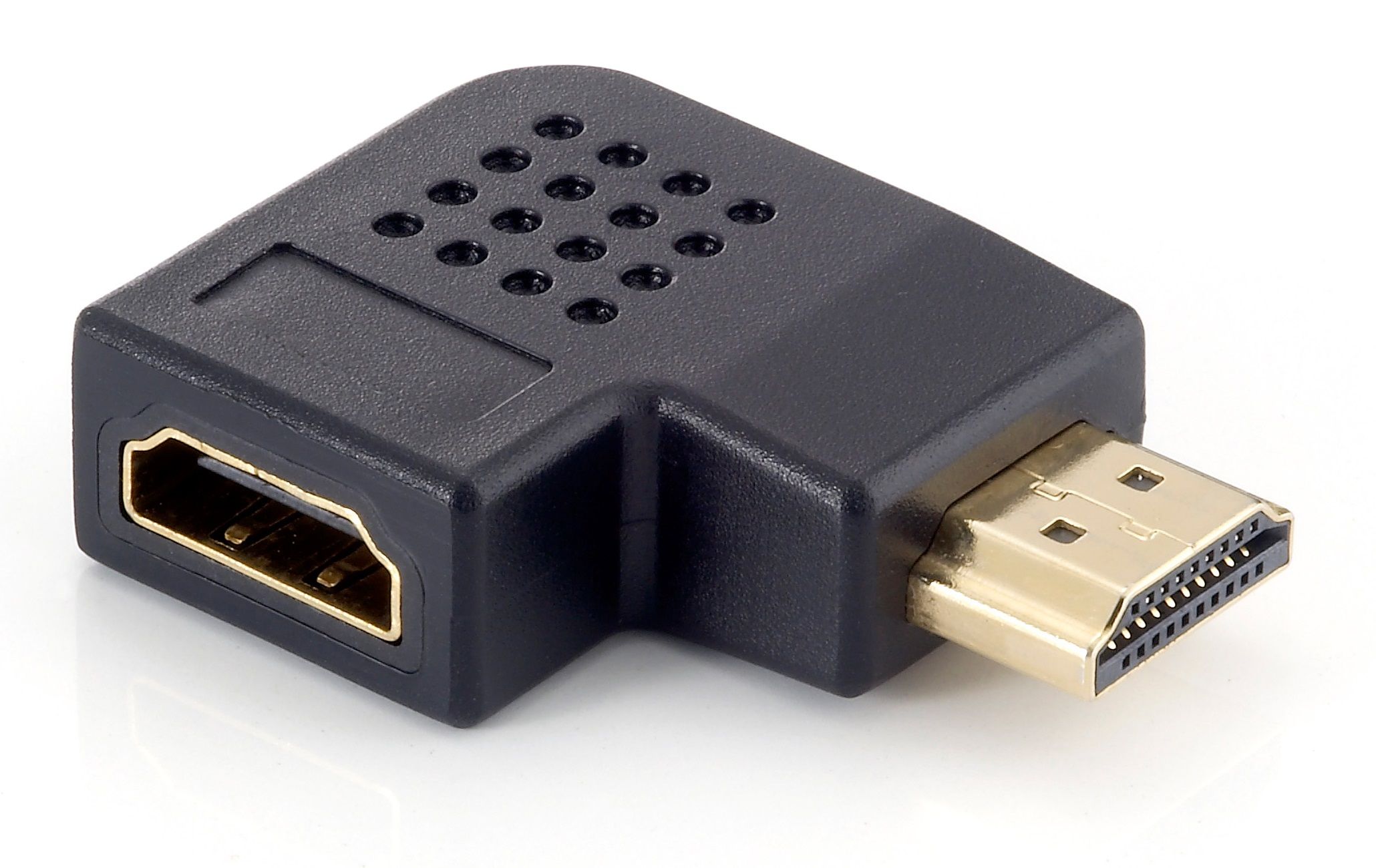 Equip Angled HDMI Adapter Male to Female - Black