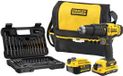 Stanley Fatmax schroefklopboormachine 18V - 2 accu's + accessoireset