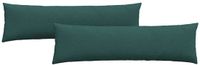 vidaXL Zitkussens - 2 stuks - Stof - Donkergroen - 145 x 40 cm