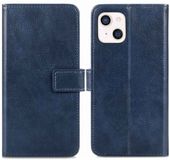 imoshion Bookcase - Geschikt voor Apple iPhone 13 Mini - Kunstleer - Donkerblauw