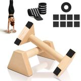 Poignées Push-Up en bois - Jeu de 2