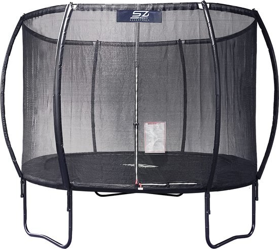 Senz Sports Trampoline met Veiligheidsnet - 305 cm - J4000 Series - Trampoline met Springveren