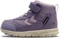 Hummel Babytrainers Crosslite Tex Mid Unisex Kinderen Synthetisch Rubber Grijs Klittenband/Elastiek/Veters Maat 24