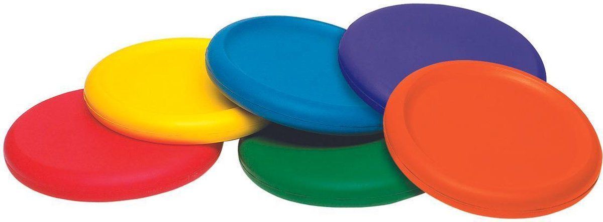Spordas Foam Disc Softskin Frisbee Set - 6 Stuks