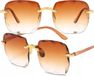 Sonnenbrille Damen Sommerstil Getönt UV 400 CE