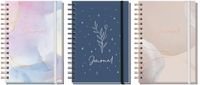 Journal Fancy A5 Dotted: Assorted Motifs (Bleu & Rosé, Night Flowers, Soft Beige)
