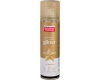 Christmas Traditions Decoratie spray - goud - glitter - 100 ml