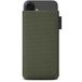 Adore June Mobiele telefoon zak Classic gerecycled olijfgroen compatibel met iPhone 16 2024, moderne duurzame R-PES stoffen, Made in Europe