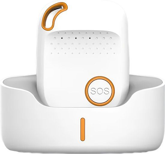 Wiesba WB60S - Personenalarmering - GPS Alarmknop Ouderen - GPS SOS-knop senioren - Wit