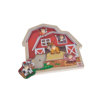Eichhorn Puzzel met geluid - Hout - Multi
