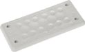 Trelleborg MH-16 F 17-1 LIGHT GREY UL94 V-0 IP65 | TPE | Screw Doorvoerplaat TPE Grijs 1 stuk(s)