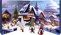 Merkloos / Sans marque Shenzhen Haorui Industrial Technology Co., Ltd. Advent der dwergen 2024 adventkalender van dwergpoppen - Kerstkabouters - geschikt voor kinderen en volwassenen