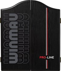 WINMAU Pro Line Dartkast - Zwart - Hout - 60x51x8cm
