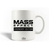 Mass Effect Legendary Edition Keramische mok zwart logo
