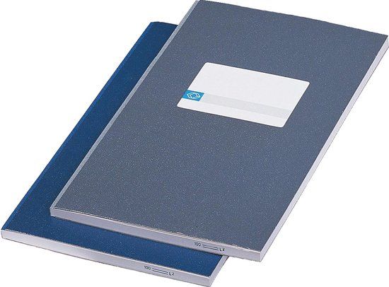 Atlanta Kasboek - 210 x 165 mm - Blauw - 96 pagina's