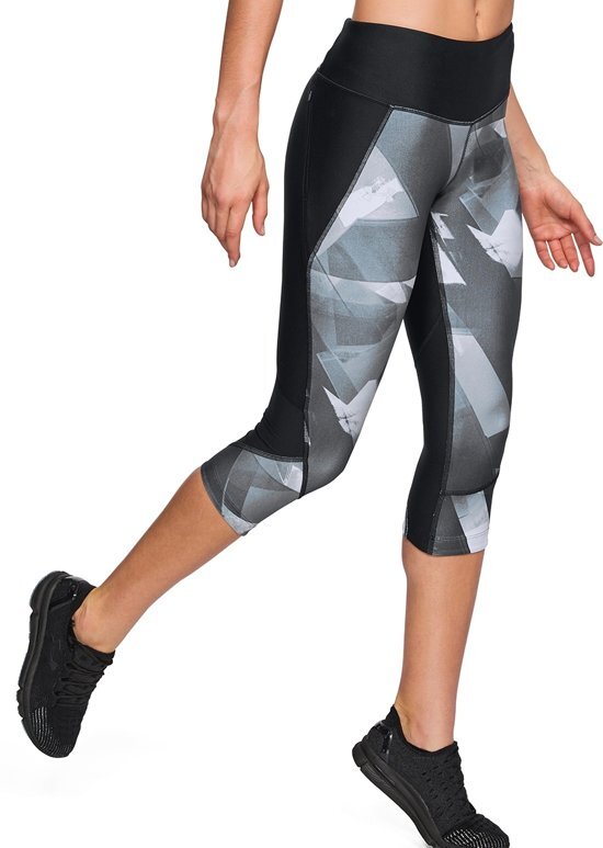 Under Armour - Armour Fly Fast Printed Capri - Dames - maat XS