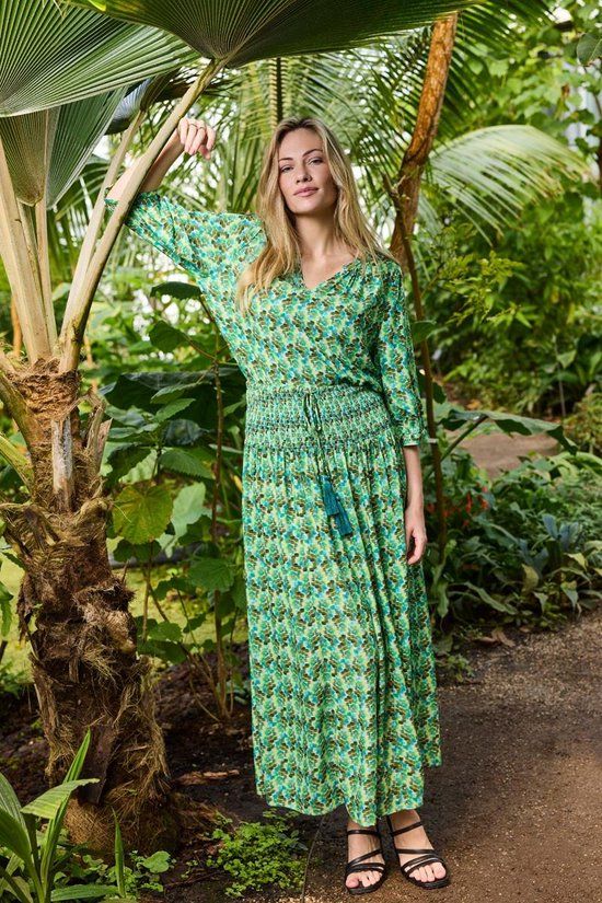 DIDI Dames Skirt Magic Green Beamy print maat 48