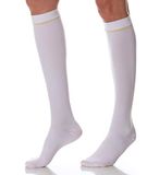 SCUDOTEX medische kniekousen, compressiebinding, 18-24 Hg, middelgroot, kleur wit, maat 3