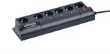 Gembird 6-voudig programmeerbare Stekkerdoos - Zwart