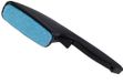 Koopman International Brosse à vêtements - noir/bleu - 26 cm - anti-bouloches - anti-peluches - pliable