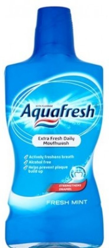 Aquafresh 8x Mondwater â€“ Fresh Mint - Voordeel Verpakking