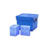 QOOL koelbox L | 43L | Gemaakt in Duitsland | blauw | Hightech koelbox zonder stroom | Tot 10 dagen autonoom | koelen of invriezen | 10 jaar garantie