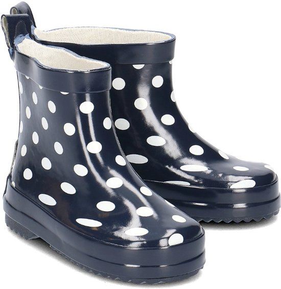 Playshoes Regenlaarzen Kinderen Stippen - Blauw - Maat 19