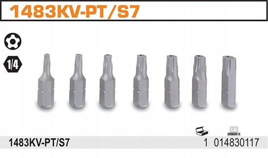 Beta Schroefbitset 5-sterren PT10-PT40 (7 stuks)