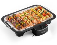 Swiss Haus TBQ23 Elektrische Tafelbarbecue - 2000W - 38 x 22 cm - Zwart