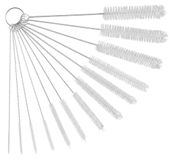 Bouteilleborstel - Reinigingsborstel - RVS - 13-delig - 21 cm - Blanc