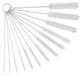 Bouteilleborstel - Reinigingsborstel - RVS - 13-delig - 21 cm - Blanc