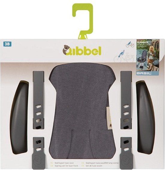 Qibbel Stylingset luxe voorzitje - Canvas Elements faded blue - Blauw