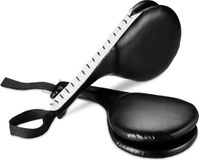 Relaxdays Taekwondo pads - set van 2 - zwart
