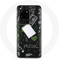 Maniacase Hoesje voor Samsung Galaxy S20 Ultra Muziek dreg