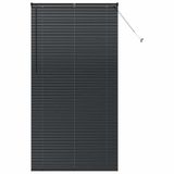 VidaXL Venetiaanse jaloezie Zwart 130 x 115 cm Aluminium