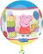 Amscan Peppa Pig See-Thru Orbz Ballon - 38 x 40 cm - Multi