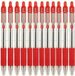 Zebra 22210 Z-Grip balpen met metalen clip, rood, 12 stuks